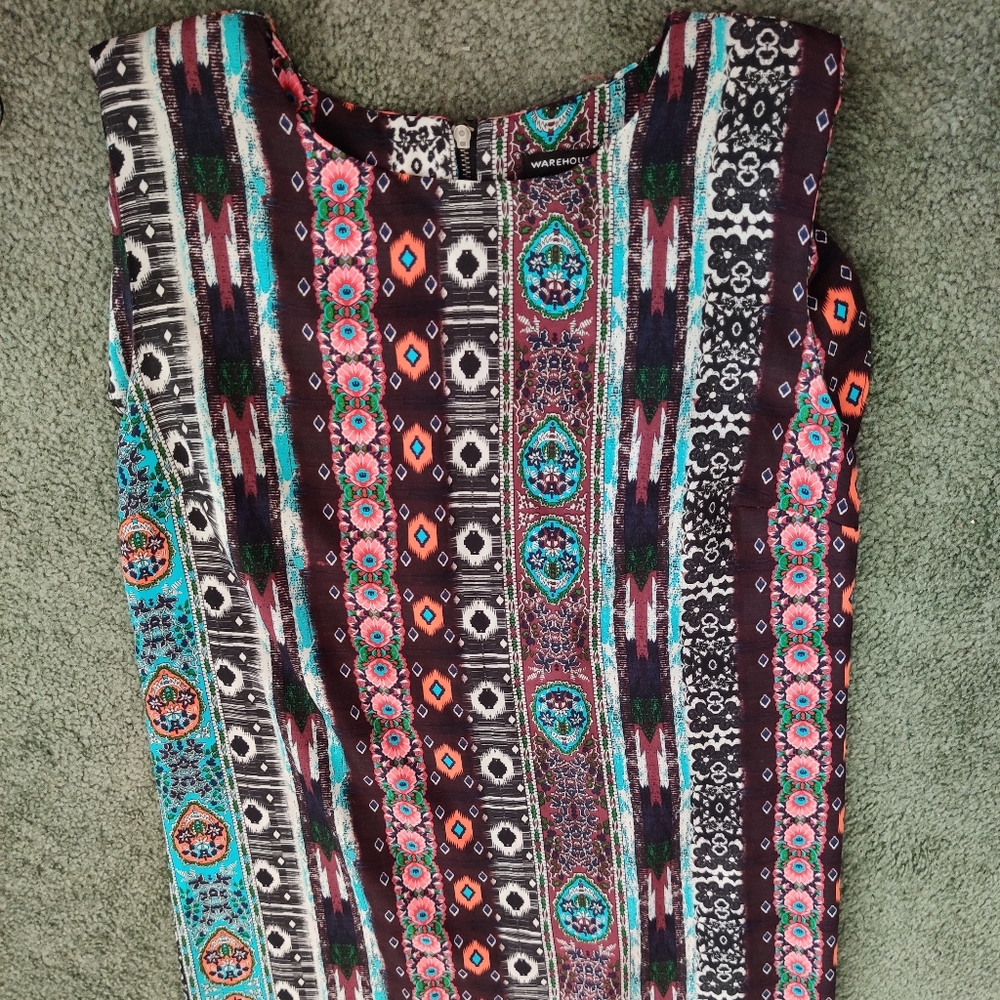 Colourful Warehouse midi dress